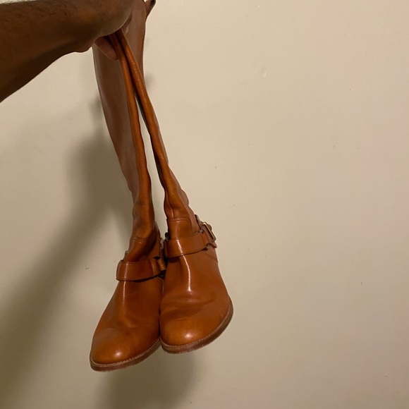 Coach Natale Whiskey Color Riding Boots - Picture 7 of 7
